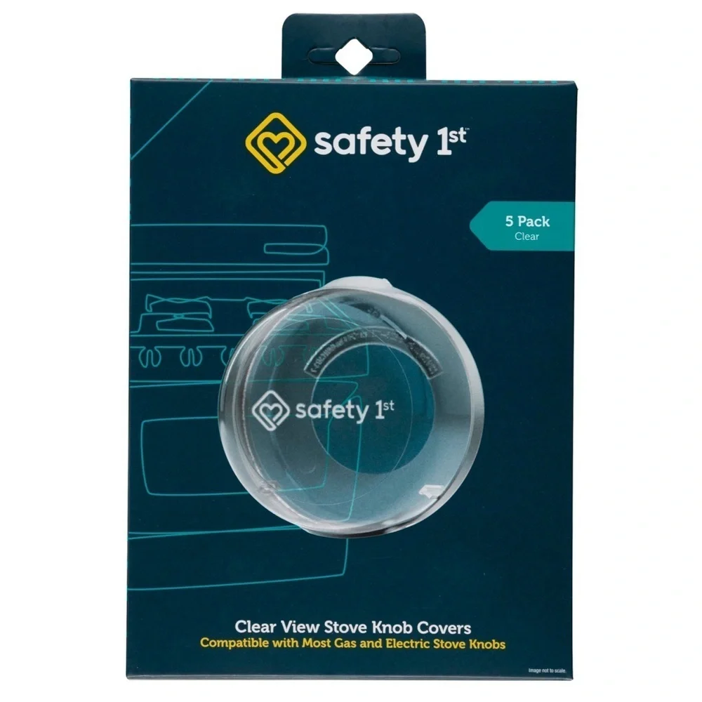 Safety 1st Clear View Stove Knob Covers 5pk